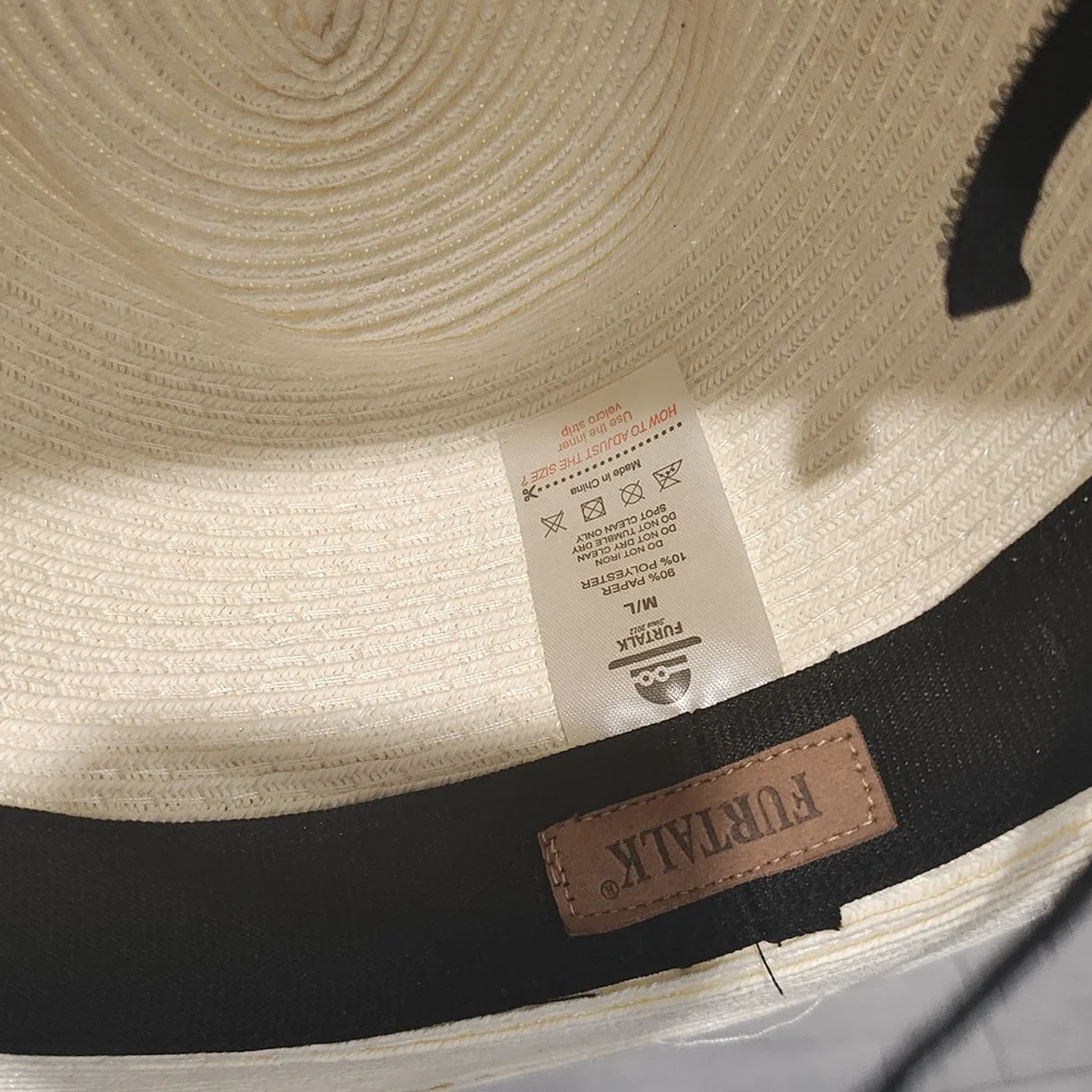 Classic Cream Fedora with Black Band